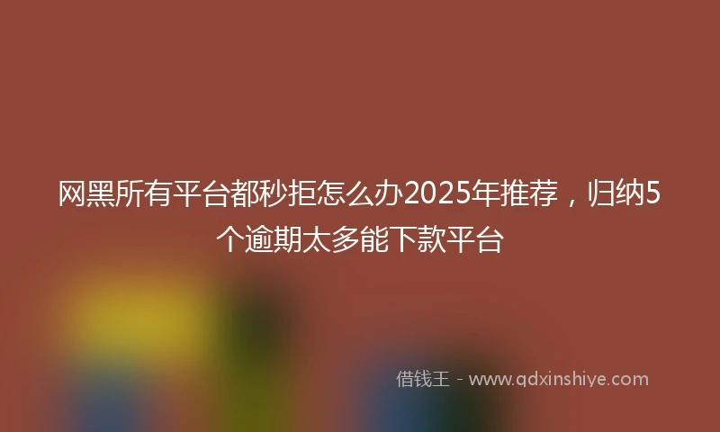 网黑所有平台都秒拒怎么办2025年推荐，归纳5个逾期太多能下款平台
