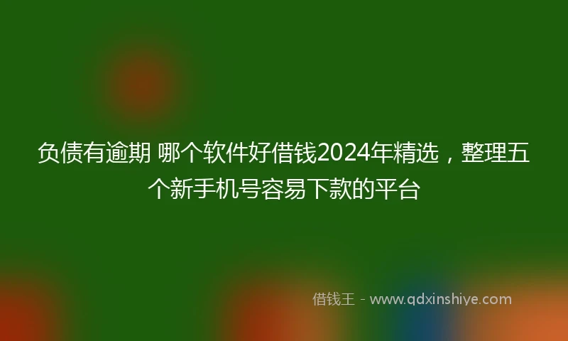 负债有逾期 哪个软件好借钱2024年精选，整理五个新手机号容易下款的平台