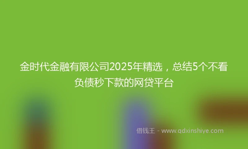 金时代金融有限公司2025年精选，总结5个不看负债秒下款的网贷平台