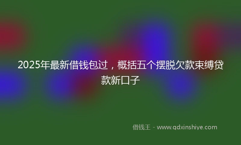 2025年最新借钱包过，概括五个摆脱欠款束缚贷款新口子