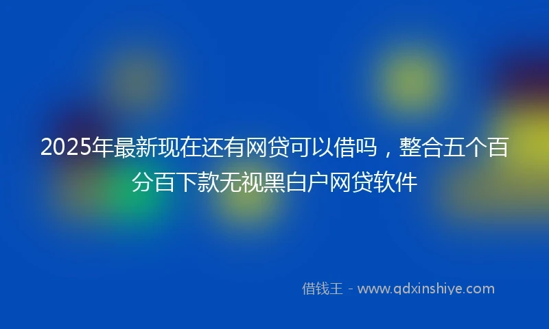 2025年最新现在还有网贷可以借吗，整合五个百分百下款无视黑白户网贷软件