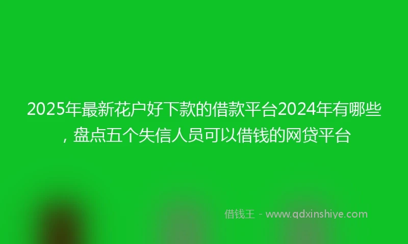 2025年最新花户好下款的借款平台2024年有哪些，盘点五个失信人员可以借钱的网贷平台