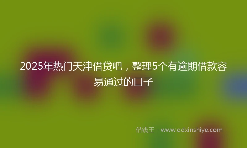 2025年热门天津借贷吧，整理5个有逾期借款容易通过的口子