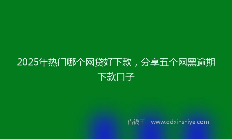 2025年热门哪个网贷好下款，分享五个网黑逾期下款口子