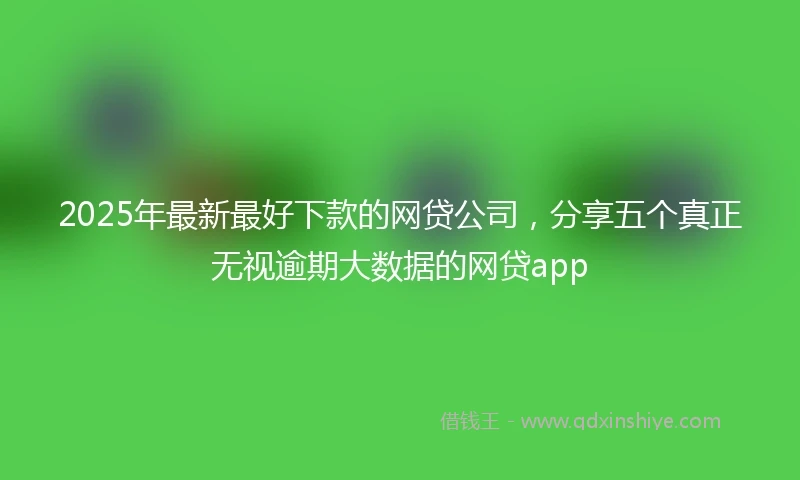 2025年最新最好下款的网贷公司，分享五个真正无视逾期大数据的网贷app
