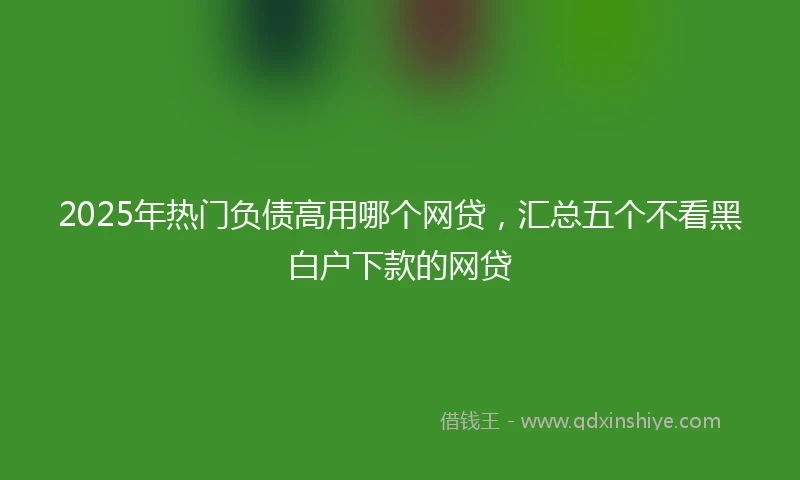 2025年热门负债高用哪个网贷，汇总五个不看黑白户下款的网贷