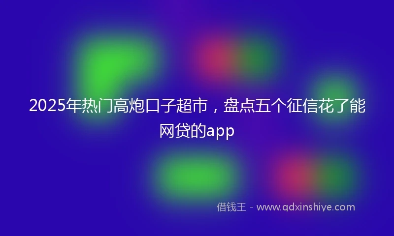 2025年热门高炮口子超市，盘点五个征信花了能网贷的app