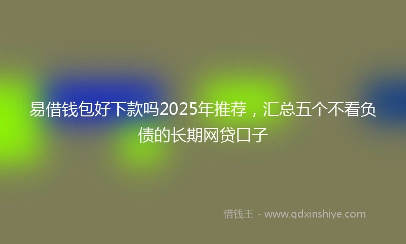易借钱包好下款吗2025年推荐，汇总五个不看负债的长期网贷口子