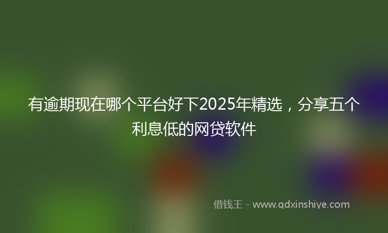 有逾期现在哪个平台好下2025年精选，分享五个利息低的网贷软件