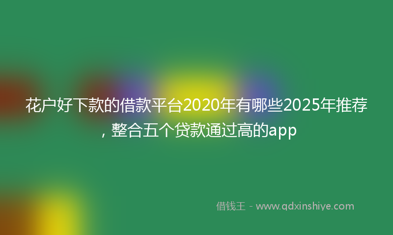 花户好下款的借款平台2020年有哪些2025年推荐，整合五个贷款通过高的app