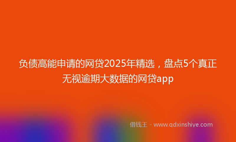 负债高能申请的网贷2025年精选，盘点5个真正无视逾期大数据的网贷app