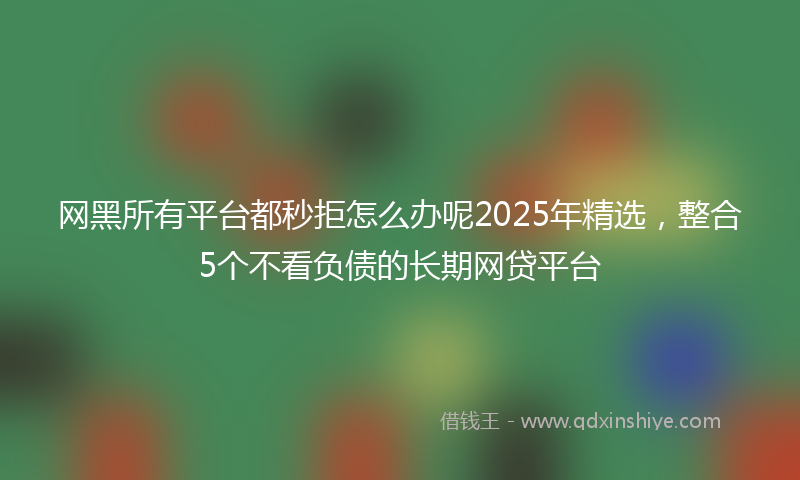 网黑所有平台都秒拒怎么办呢2025年精选，整合5个不看负债的长期网贷平台