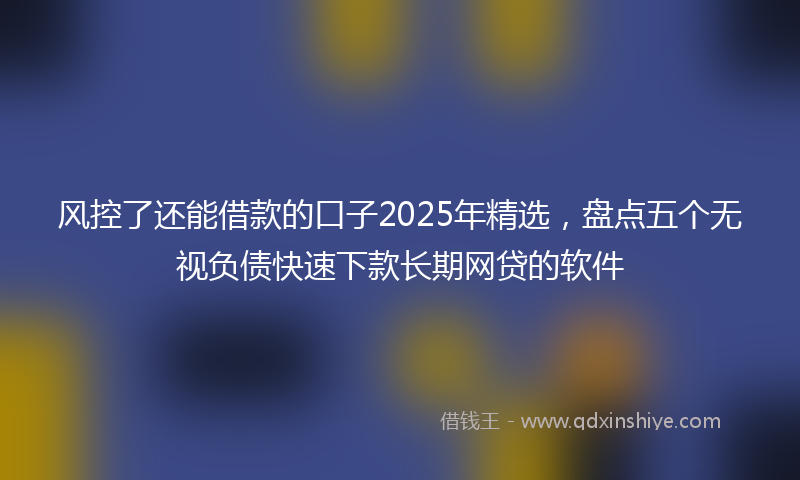 风控了还能借款的口子2025年精选，盘点五个无视负债快速下款长期网贷的软件