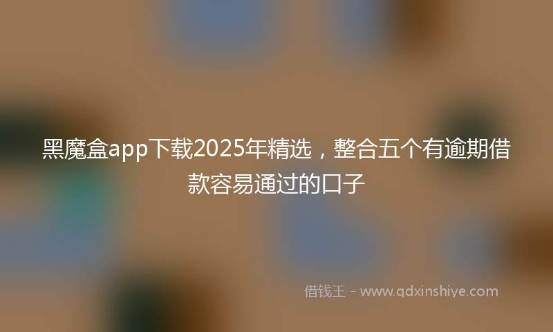 黑魔盒app下载2025年精选，整合五个有逾期借款容易通过的口子