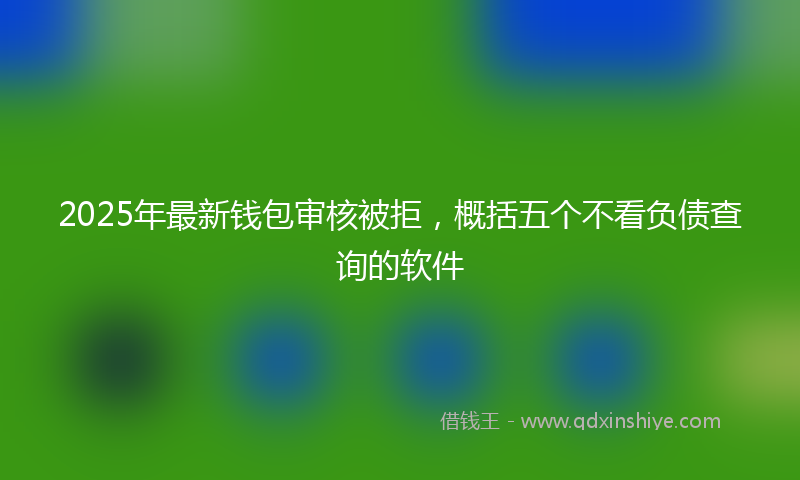 2025年最新钱包审核被拒，概括五个不看负债查询的软件
