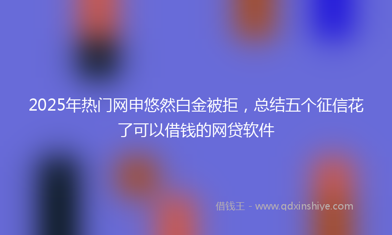 2025年热门网申悠然白金被拒，总结五个征信花了可以借钱的网贷软件