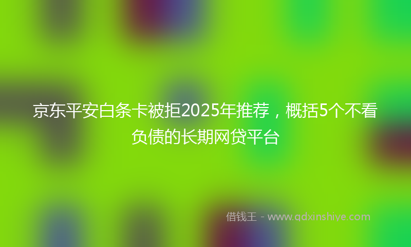 京东平安白条卡被拒2025年推荐，概括5个不看负债的长期网贷平台