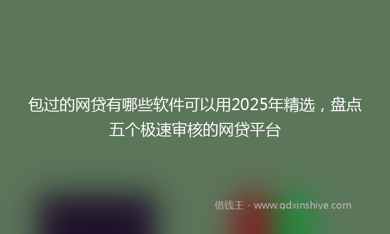 包过的网贷有哪些软件可以用2025年精选，盘点五个极速审核的网贷平台