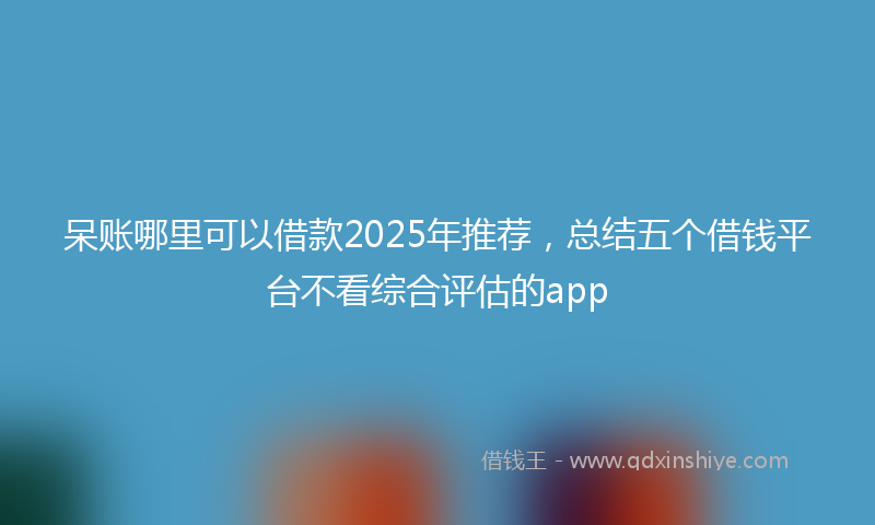 呆账哪里可以借款2025年推荐，总结五个借钱平台不看综合评估的app