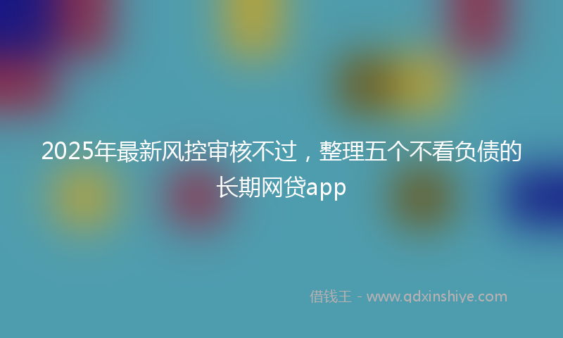 2025年最新风控审核不过,整理五个不看负债的长期网贷app