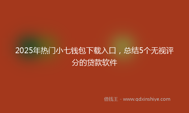 2025年热门小七钱包下载入口，总结5个无视评分的贷款软件