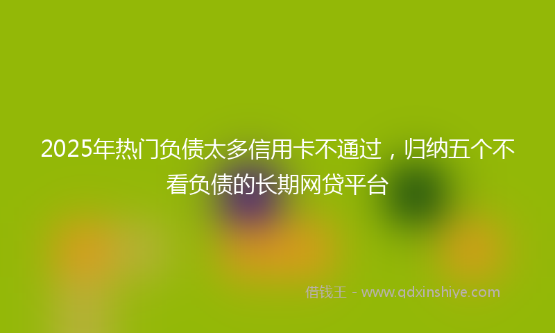 2025年热门负债太多信用卡不通过，归纳五个不看负债的长期网贷平台