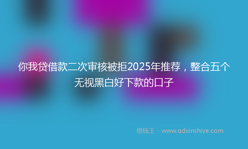 你我贷借款二次审核被拒2025年推荐，整合五个无视黑白好下款的口子