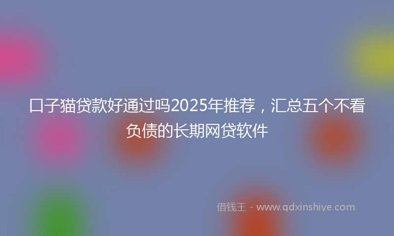 口子猫贷款好通过吗2025年推荐，汇总五个不看负债的长期网贷软件