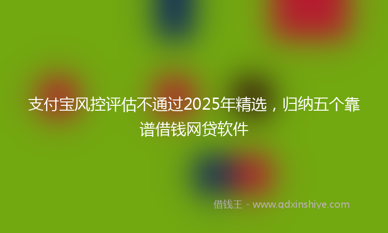 支付宝风控评估不通过2025年精选，归纳五个靠谱借钱网贷软件