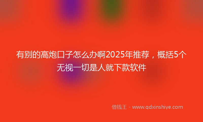 有别的高炮口子怎么办啊2025年推荐，概括5个无视一切是人就下款软件