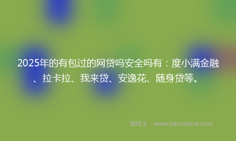 2025年的有包过的网贷吗安全吗有：度小满金融、拉卡拉、我来贷、安逸花、随身贷等。