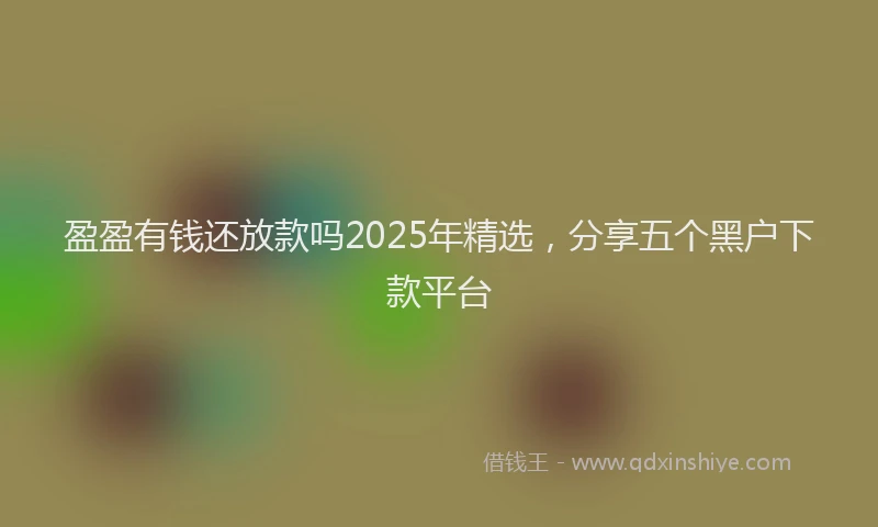 盈盈有钱还放款吗2025年精选，分享五个黑户下款平台