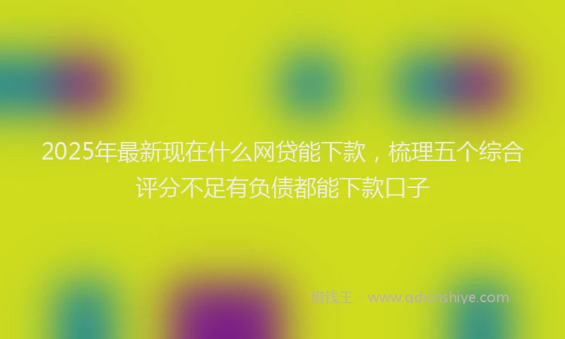 2025年最新现在什么网贷能下款，梳理五个综合评分不足有负债都能下款口子