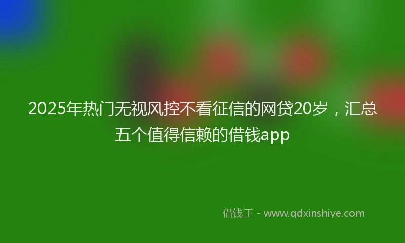 2025年热门无视风控不看征信的网贷20岁，汇总五个值得信赖的借钱app
