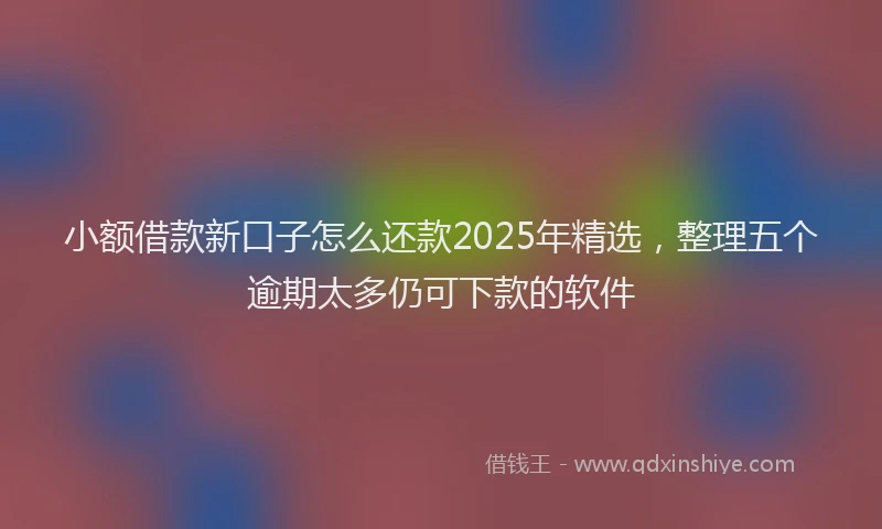 小额借款新口子怎么还款2025年精选，整理五个逾期太多仍可下款的软件