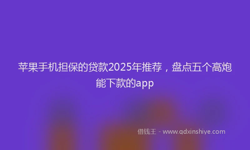 苹果手机担保的贷款2025年推荐，盘点五个高炮能下款的app