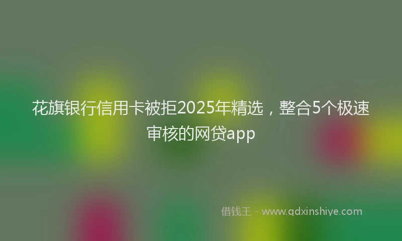 花旗银行信用卡被拒2025年精选，整合5个极速审核的网贷app
