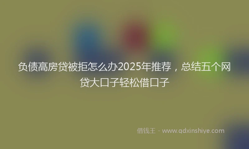 负债高房贷被拒怎么办2025年推荐，总结五个网贷大口子轻松借口子