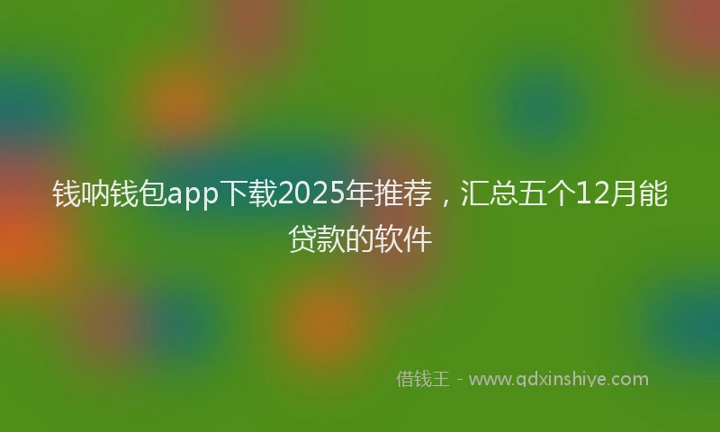 钱呐钱包app下载2025年推荐，汇总五个12月能贷款的软件