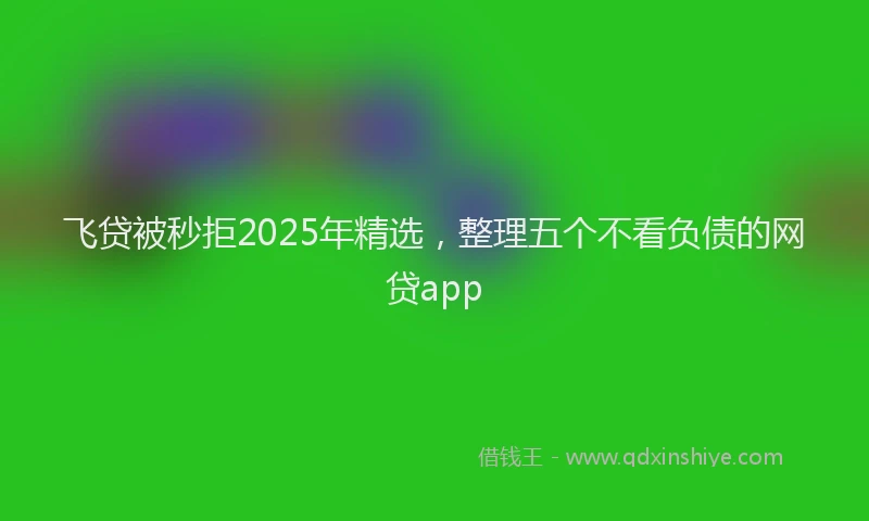 飞贷被秒拒2025年精选，整理五个不看负债的网贷app