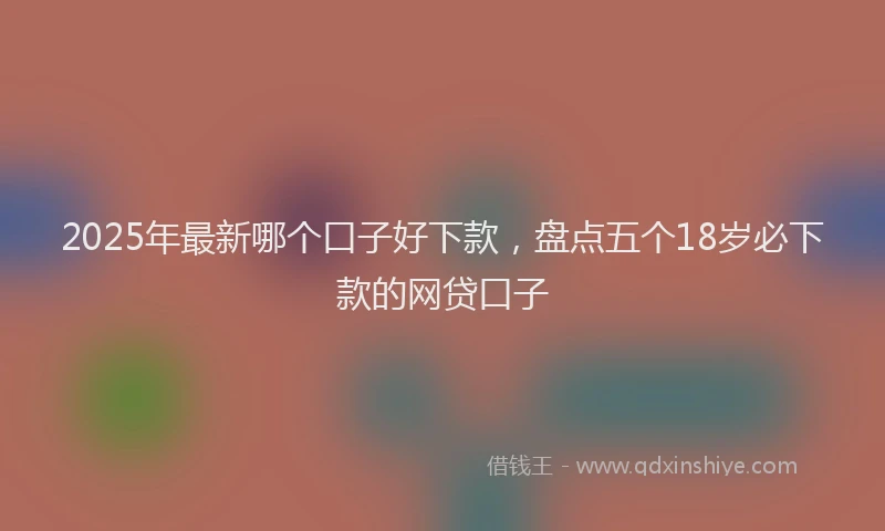 2025年最新哪个口子好下款，盘点五个18岁必下款的网贷口子