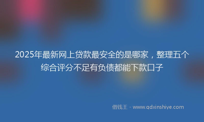 2025年最新网上贷款最安全的是哪家，整理五个综合评分不足有负债都能下款口子