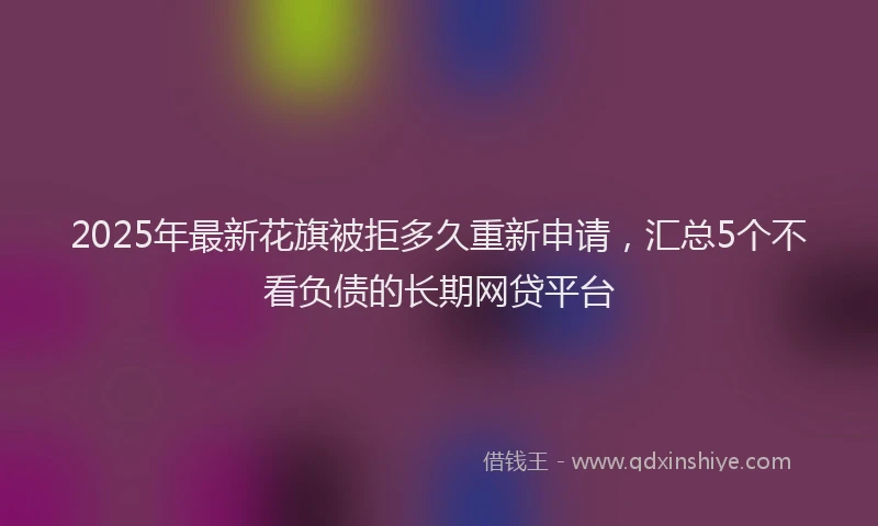 2025年最新花旗被拒多久重新申请，汇总5个不看负债的长期网贷平台