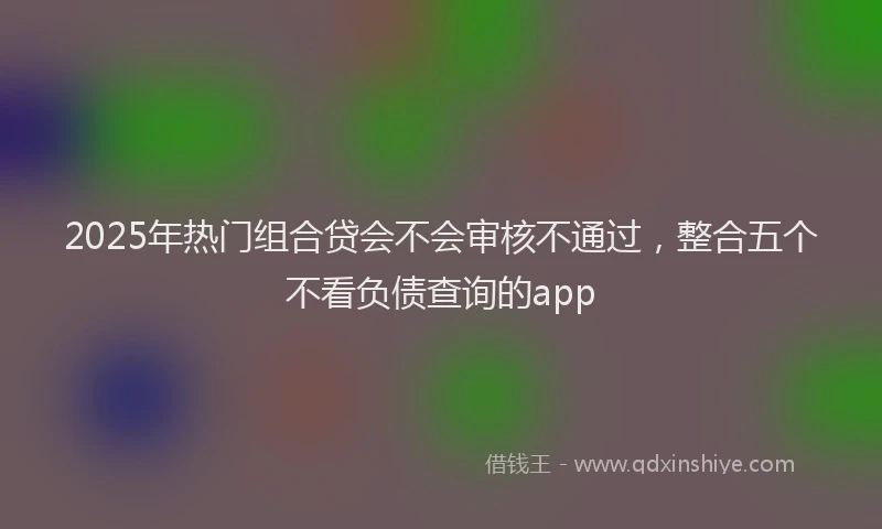 2025年热门组合贷会不会审核不通过，整合五个不看负债查询的app