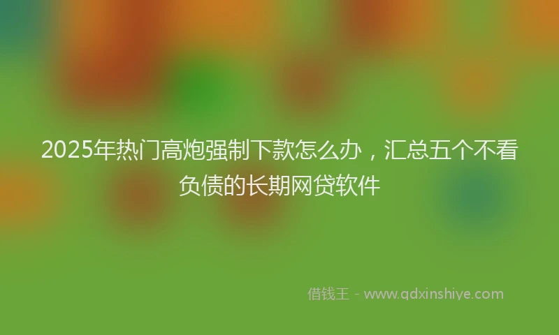 2025年热门高炮强制下款怎么办，汇总五个不看负债的长期网贷软件