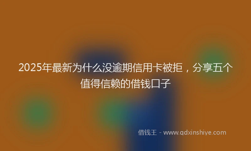 2025年最新为什么没逾期信用卡被拒，分享五个值得信赖的借钱口子