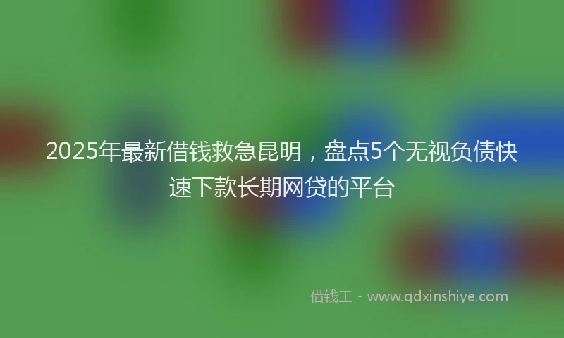 2025年最新借钱救急昆明，盘点5个无视负债快速下款长期网贷的平台