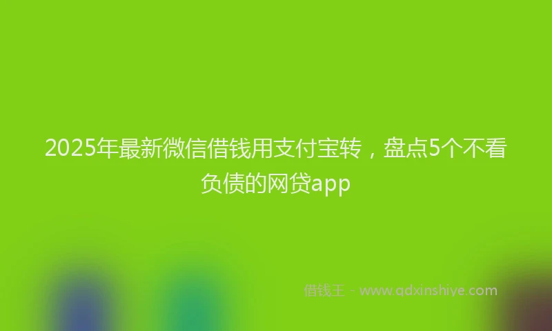 2025年最新微信借钱用支付宝转，盘点5个不看负债的网贷app