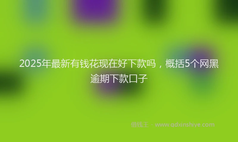 2025年最新有钱花现在好下款吗，概括5个网黑逾期下款口子