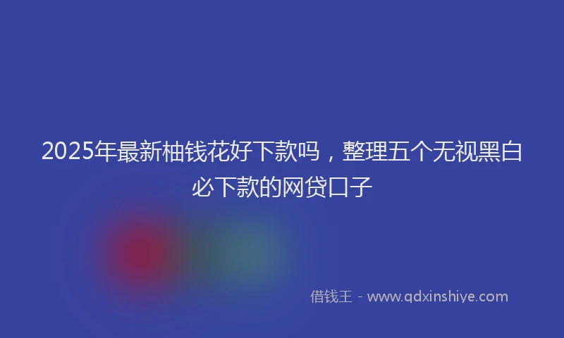2025年最新柚钱花好下款吗，整理五个无视黑白必下款的网贷口子